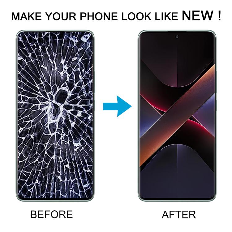 Écran LCD AMOLED d'origine pour Xiaomi Poco X7 5G, assemblage complet avec châssis, pour Xiaomi Poco X7 5G (Original)