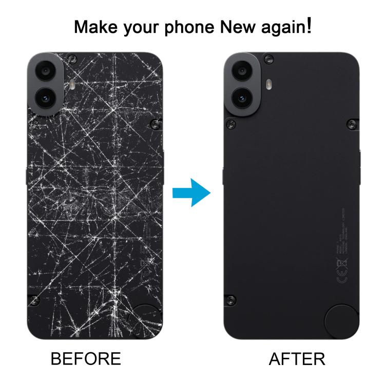 For Nothing CMF Phone 1 Plastic Battery Back Cover, For Nothing CMF Phone 1, For Nothing CMF Phone 1(Blue), For Nothing CMF Phone 1(Orange)