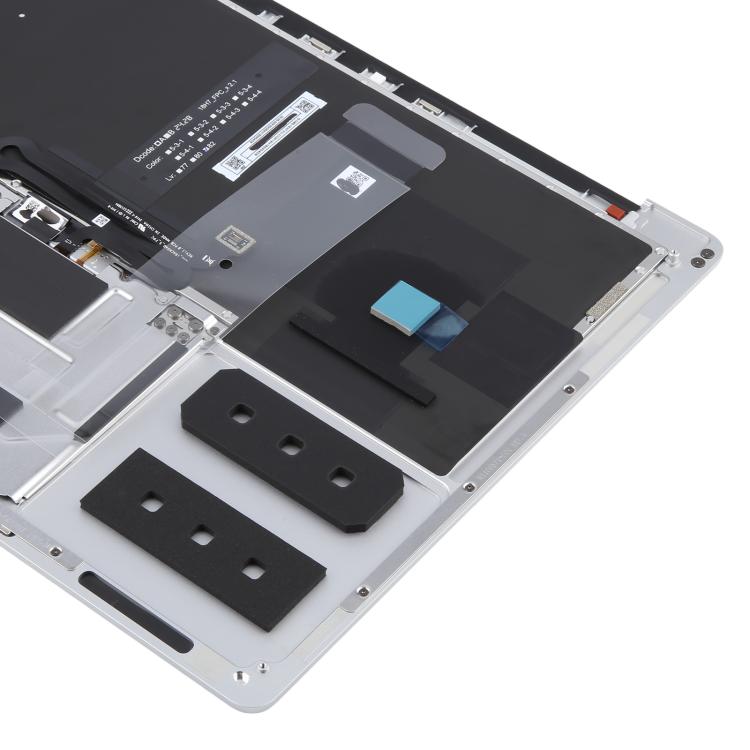 For Microsoft Surface Laptop 6 13.5 inch US Keyboard with C Shell / Touch Board (Silver)