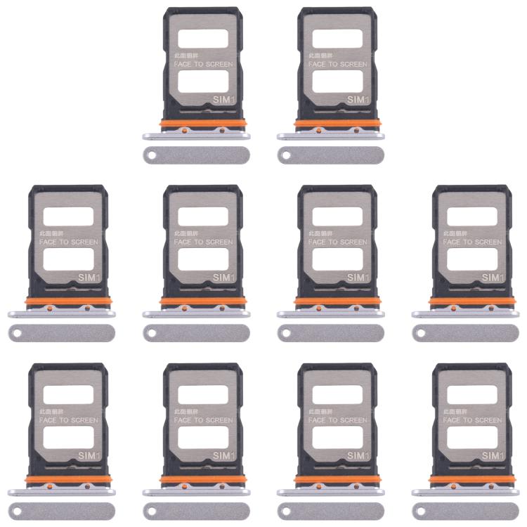 For Xiaomi 14T Pro 5G 10pcs Original SIM Card Tray, For Xiaomi 14T Pro 5G(Original)