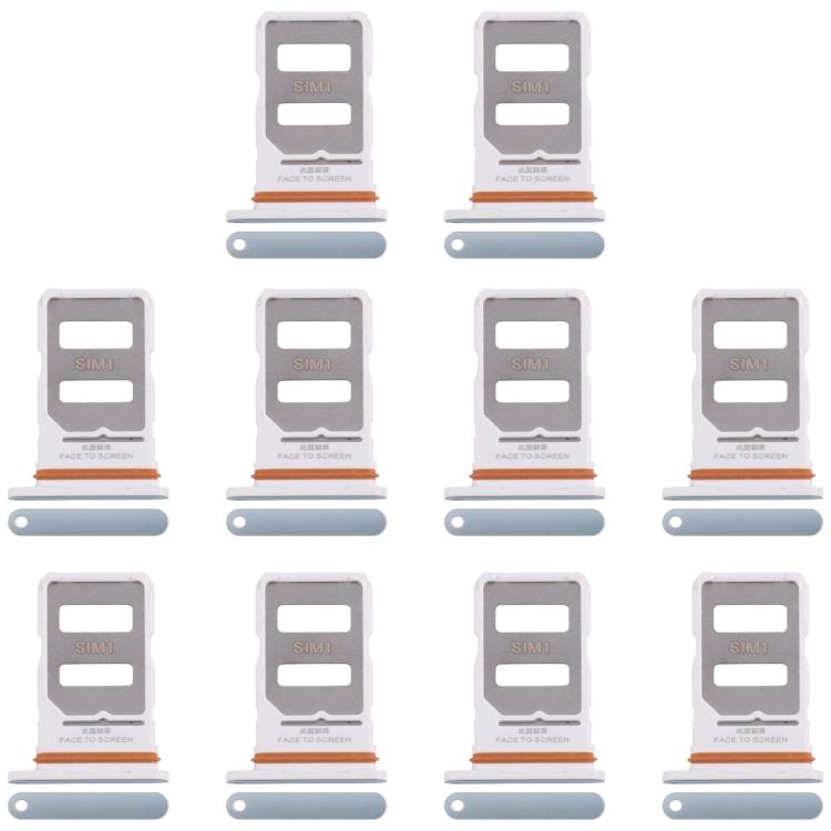 Tiroirs pour carte SIM d'origine pour Xiaomi 14T Pro+ 5G (10 pièces) + plateau pour carte SIM, pour Xiaomi Redmi Note 14 Pro+ 5G (Original)
