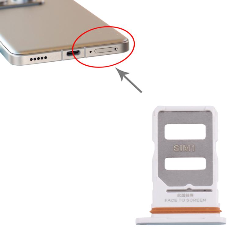 For Xiaomi 14T Pro+ 5G 10pcs Original SIM Card Tray + SIM Card Tray, For Xiaomi Redmi Note 14 Pro+ 5G(Original)