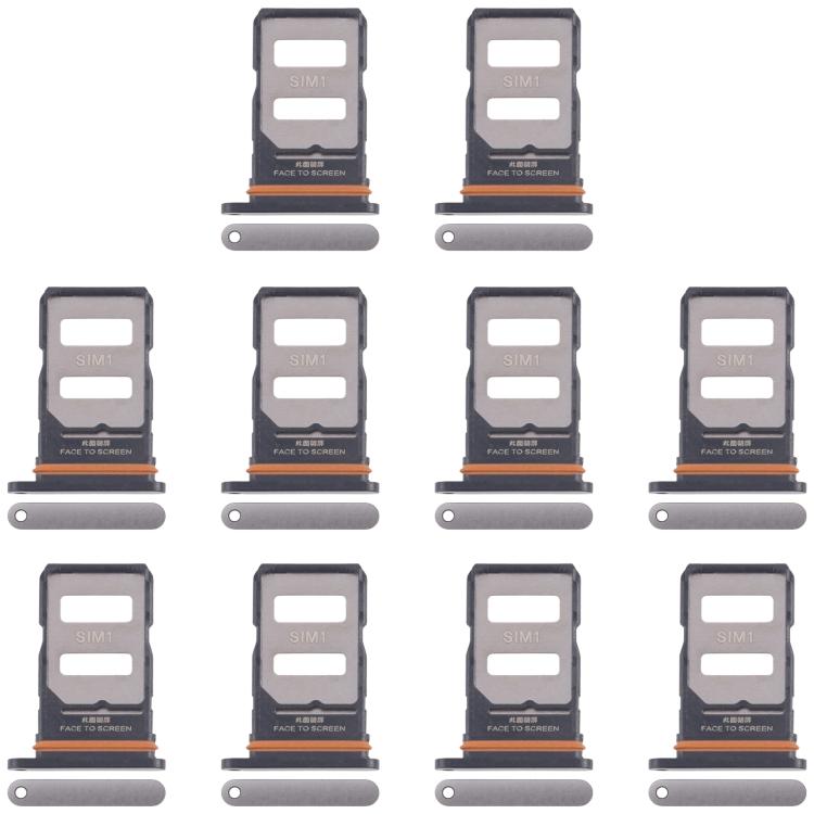 Tiroirs pour carte SIM d'origine pour Xiaomi 14T Pro+ 5G (10 pièces) + plateau pour carte SIM, pour Xiaomi Redmi Note 14 Pro+ 5G (Original)