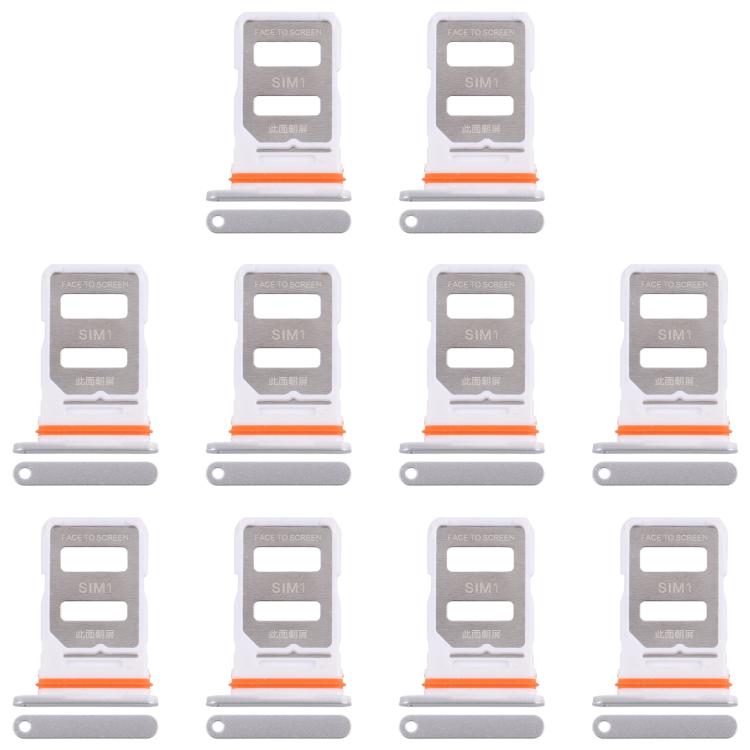 Pour Xiaomi Redmi Turbo 4, lot de 10 tiroirs pour carte SIM d'origine + plateau pour carte SIM, pour Xiaomi Redmi Turbo 4 (Original)