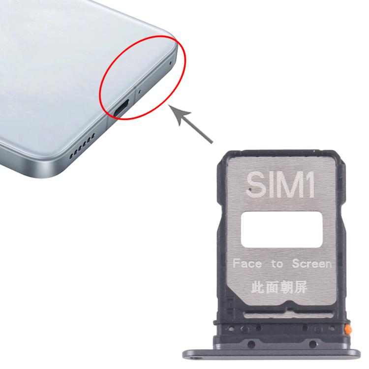 Bandeja para tarjeta SIM original de 10 piezas para Xiaomi Poco F7 Pro + bandeja para tarjeta SIM (original)