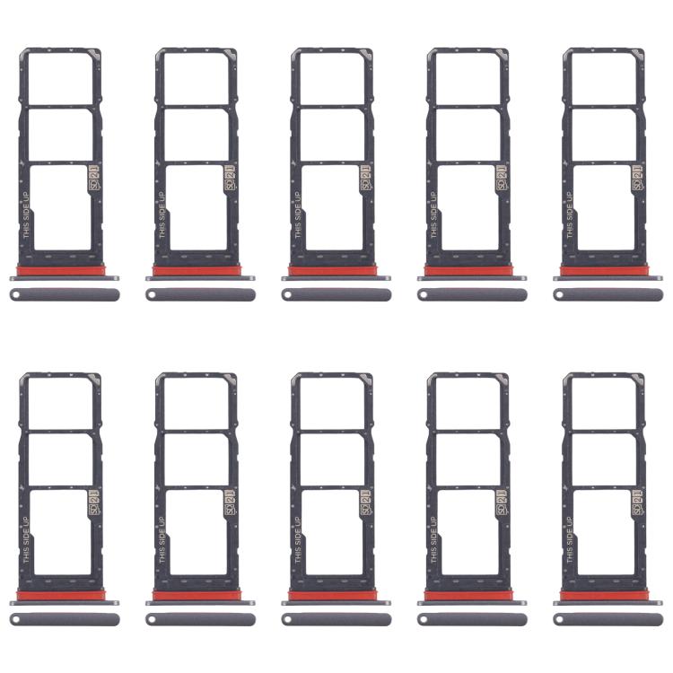 For Motorola Moto E40 Original SIM Card Tray + SIM Card Tray + Micro SD Card Tray