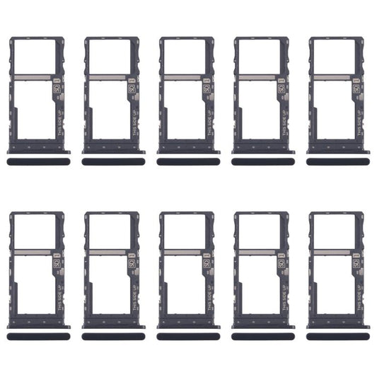 Tiroirs pour cartes SIM et Micro SD d'origine pour Motorola Moto G 2022 (10 pièces)