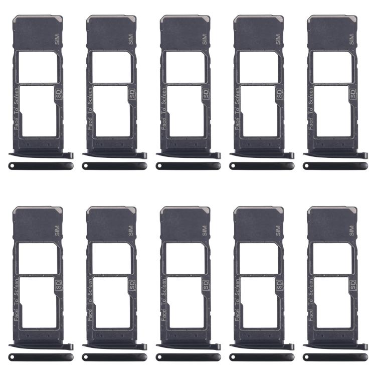 For Motorola Moto G7 Plus 10pcs Original SIM + Micro SD Card Tray