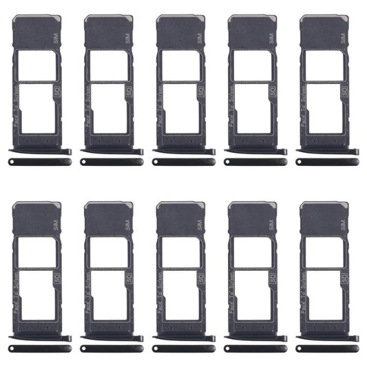 Lot de 10 tiroirs pour cartes SIM et Micro SD d'origine pour Motorola Moto G7 Plus