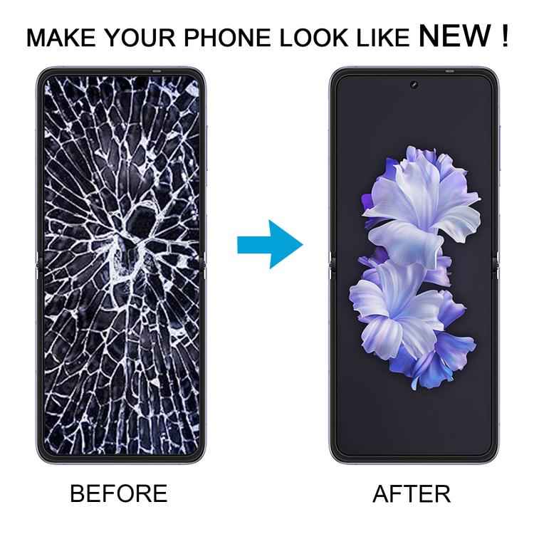 For Tecno Phantom V Flip2 Original AMOLED Material LCD Screen with Digitizer Full Assembly, For Tecno Phantom V Flip2(Original)