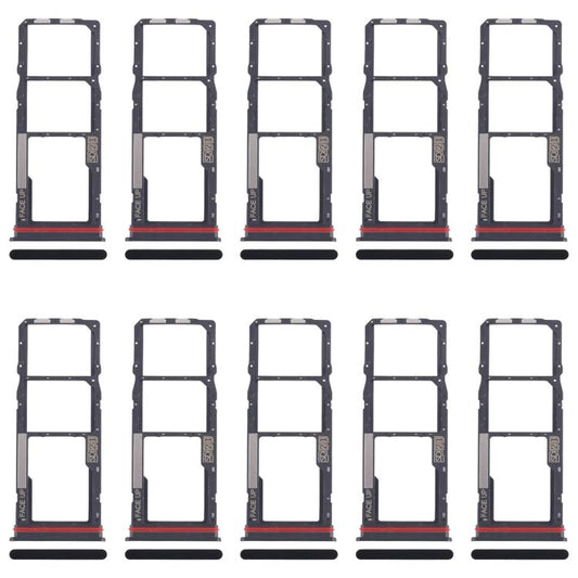 Pour Motorola Moto G04, lot de 10 plateaux pour carte SIM + plateau pour carte SIM + plateau pour carte Micro SD, pour Motorola Moto G04 (Original), pour Motorola Moto G04