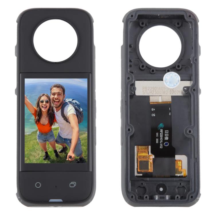 For Insta360 X3 Original Disassembled LCD Screen Digitizer Full Assembly with Frame