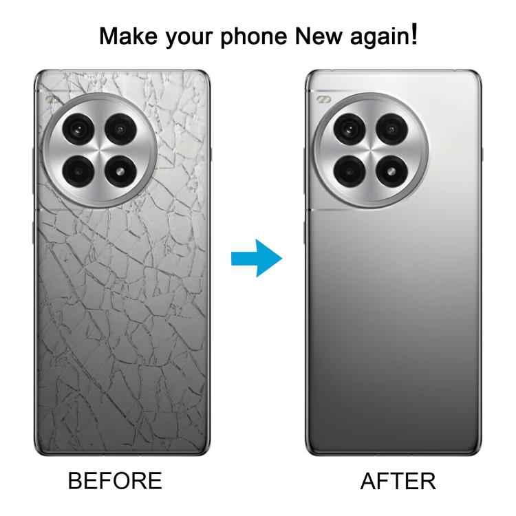 Tapa trasera de batería de vidrio original PJX110 con lente de cámara para OnePlus Ace 3 Pro (original)