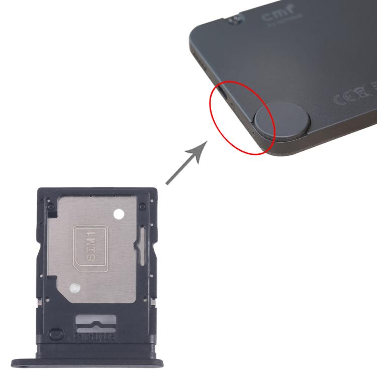 Bandeja para tarjeta SIM + bandeja para tarjeta SIM/Micro SD For Nothing Phone CMF Phone 1, For Nothing Phone CMF Phone 1 (Verde)