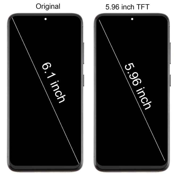 For Samsung Galaxy S23 SM-S911B EU Version 5.96 inch TFT LCD Screen Digitizer Full Assembly with Frame, Not Supporting Fingerprint Identification