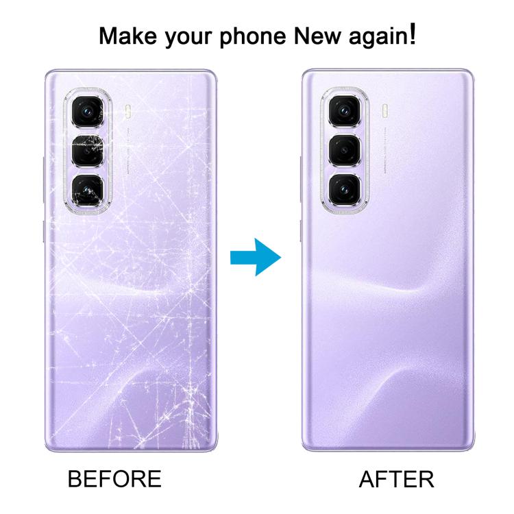 For Infinix Hot 50 Pro+ 4G X6880 Original Leather Back Cover, For Infinix Hot 50 Pro+ 4G(Original)