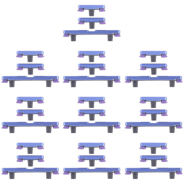 Lot de 10 paires de boutons d'alimentation et de contrôle du volume pour Motorola Edge 60 Pro