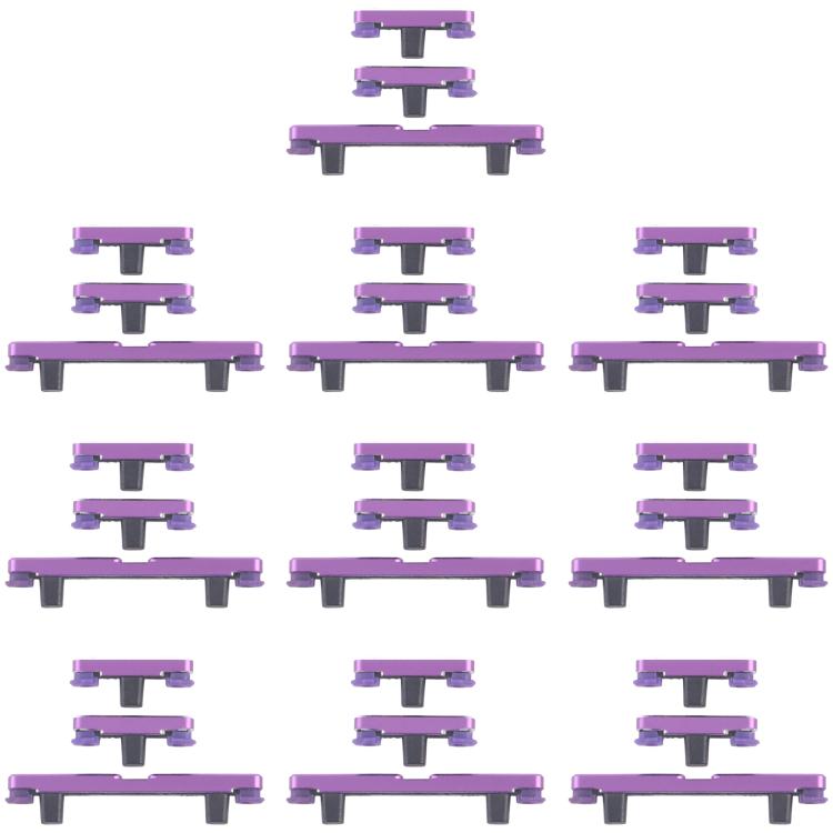 Lot de 10 paires de boutons d'alimentation et de contrôle du volume pour Motorola Edge 60 Pro