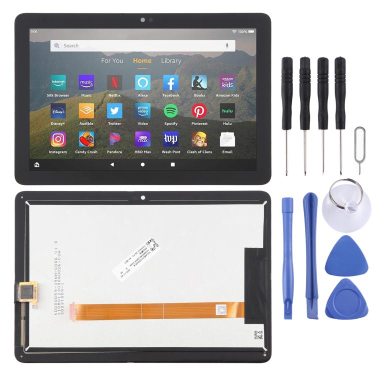For Amazon Kindle Fire HD 8 12th Gen 2022 R2SP8T LCD Screen with Digitizer Full Assembly