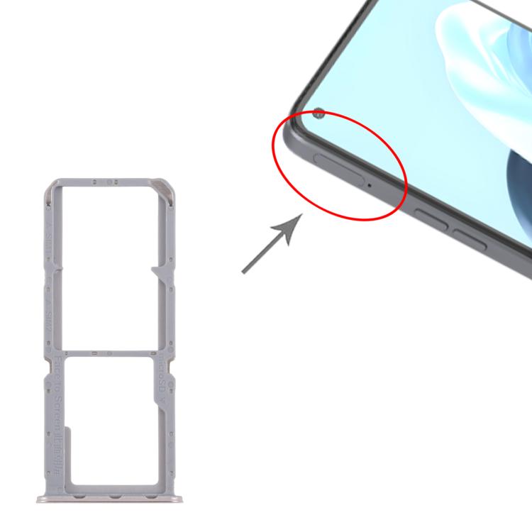 For OPPO Reno7 4G CPH2363 10pcs Original SIM Card Tray + SIM Card Tray + Micro SD Card Tray