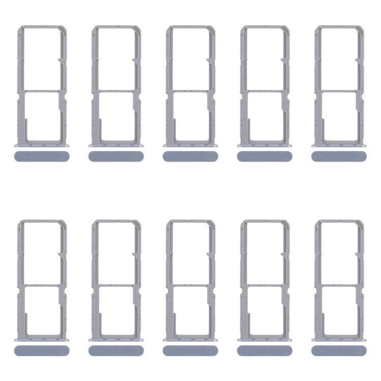 For OPPO Reno7 4G CPH2363 10pcs Original SIM Card Tray + SIM Card Tray + Micro SD Card Tray, For OPPO Reno7 4G (Original)