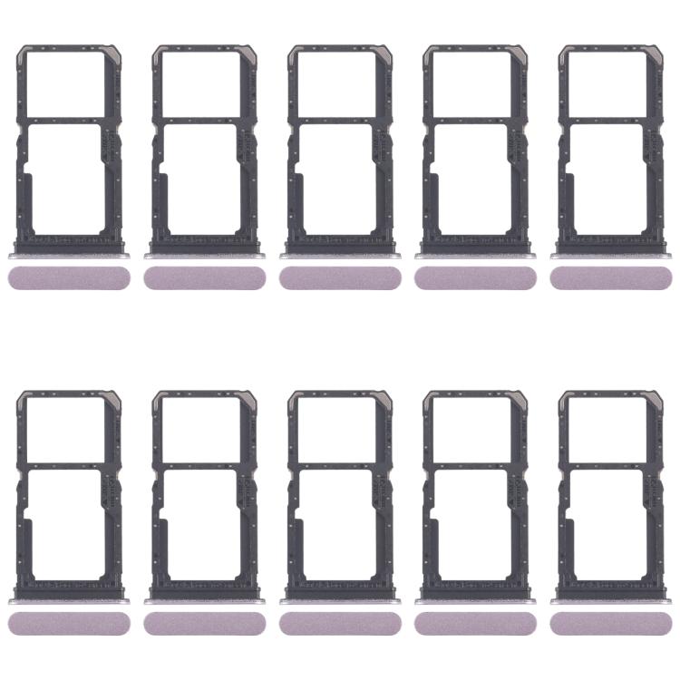 For OPPO F25 Pro 10pcs Original SIM Card Tray + SIM Card Tray / Micro SD Card Tray, For OPPO F25 Pro (Original)