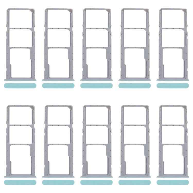 For Realme C53 India RMX3762 10pcs Original SIM Card Tray + SIM Card Tray + Micro SD Card Tray, For Realme C53 India(Original)