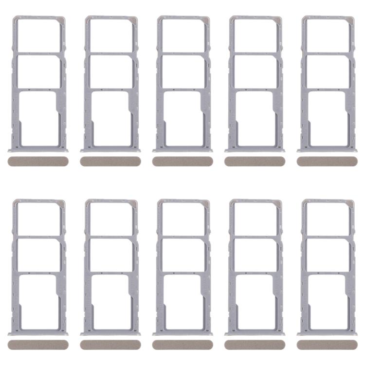 For Realme C53 India RMX3762 10pcs Original SIM Card Tray + SIM Card Tray + Micro SD Card Tray, For Realme C53 India(Original)