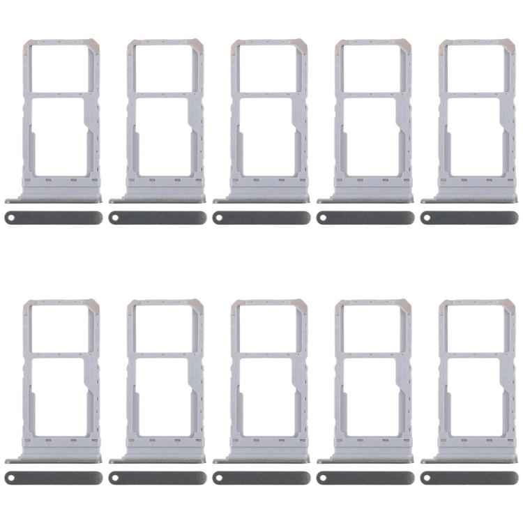 For Realme 12x India 5G RMX3998 10pcs Original SIM Card Tray + SIM Card Tray / Micro SD Card Tray
