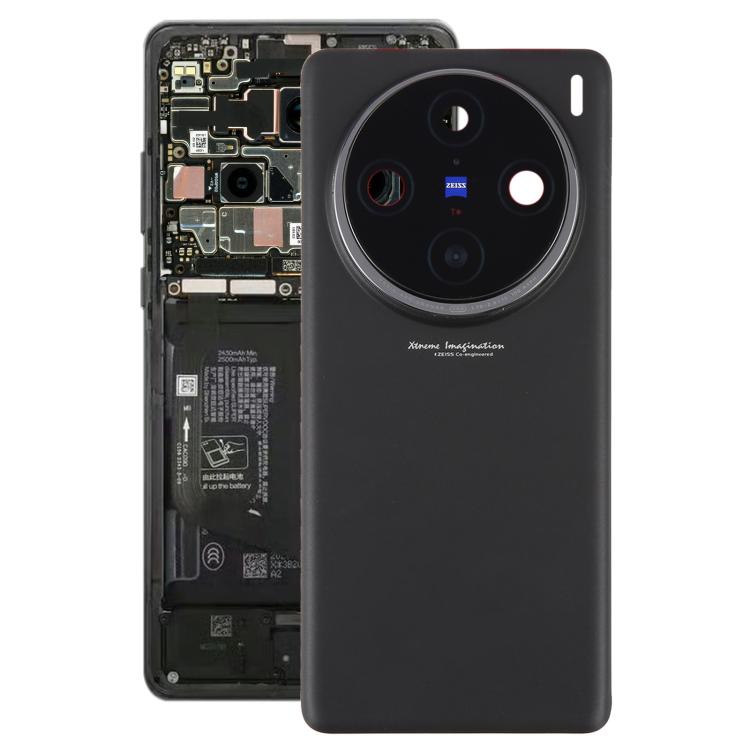 For vivo X100 Pro 5G V2324A V2309 Original Back Cover with Camera Lens Cover, For vivo X100 Pro 5G(Original with Camera Cover)