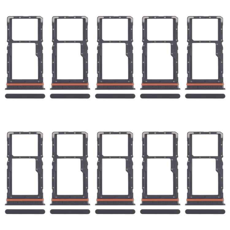 For Xiaomi Redmi 13 5G 10pcs SIM Card Tray + SIM Card Tray / Micro SD Card Tray