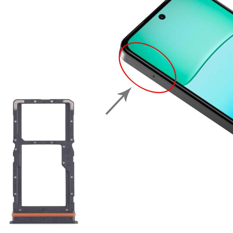For Xiaomi Redmi 13 5G 10pcs SIM Card Tray + SIM Card Tray / Micro SD Card Tray, For Xiaomi Redmi 13 5G