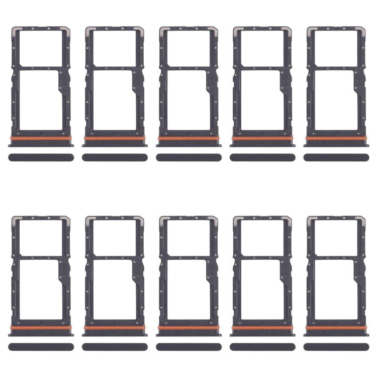 For Xiaomi Redmi 13 5G 10pcs SIM Card Tray + SIM Card Tray / Micro SD Card Tray, For Xiaomi Redmi 13 5G