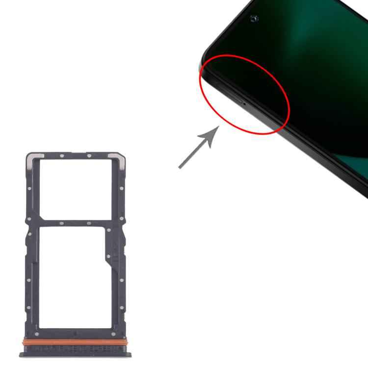 For Xiaomi Poco M6 Plus 10pcs Original SIM Card Tray + SIM Card Tray / Micro SD Card Tray