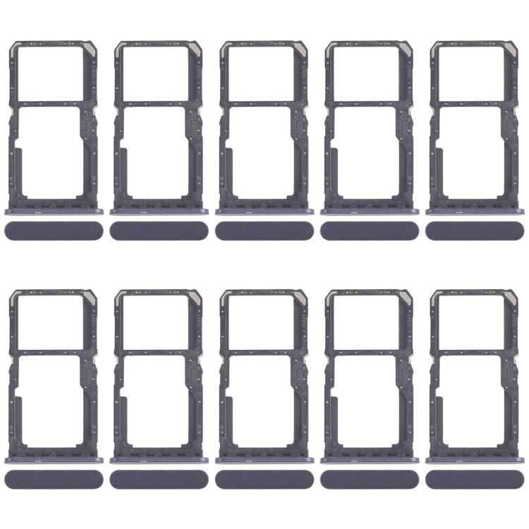 For Xiaomi Redmi A3x 10pcs Original SIM Card Tray + SIM Card Tray / Micro SD Card Tray, For Xiaomi Redmi A3x