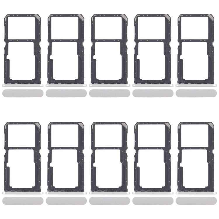 For Xiaomi Redmi A3x 10pcs Original SIM Card Tray + SIM Card Tray / Micro SD Card Tray