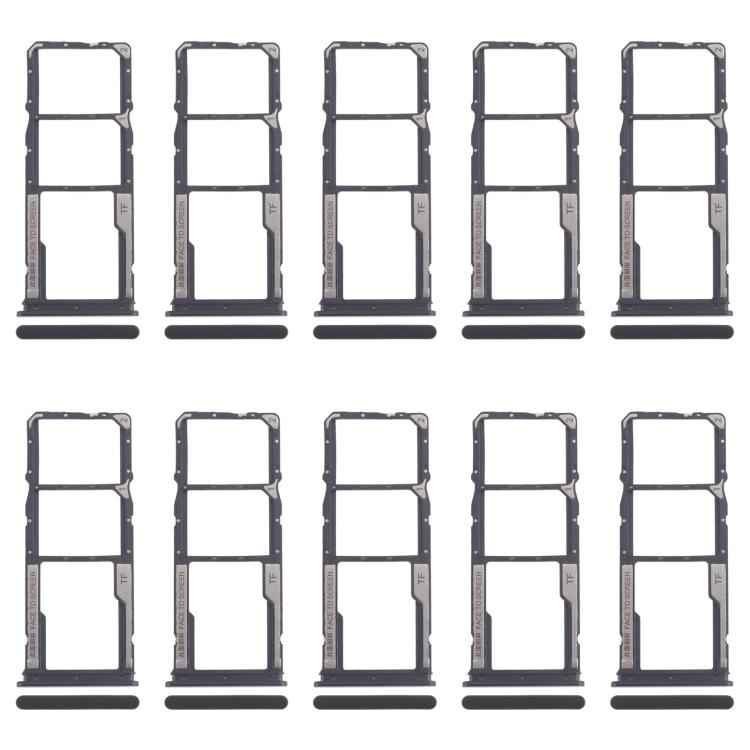 For Xiaomi Poco M6 Pro 4G 10pcs Original SIM Card Tray + SIM Card Tray + Micro SD Card Tray