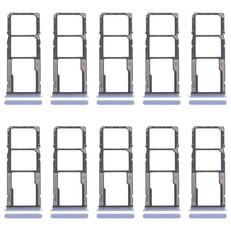 For Xiaomi Poco M6 Pro 4G 10pcs Original SIM Card Tray + SIM Card Tray + Micro SD Card Tray