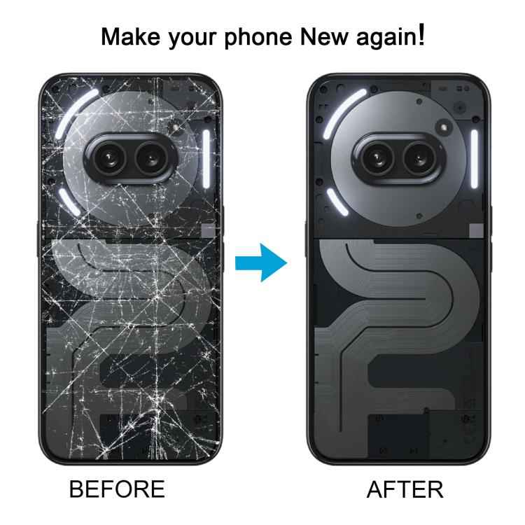 For Nothing Phone 2a Plus Original Transparent Back Cover with Camera Lens Cover