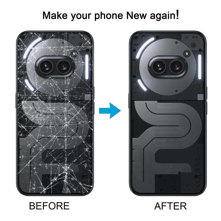 For Nothing Phone 2a Plus Original Transparent Back Cover with Camera Lens Cover, For Nothing Phone 2a Plus(Original)