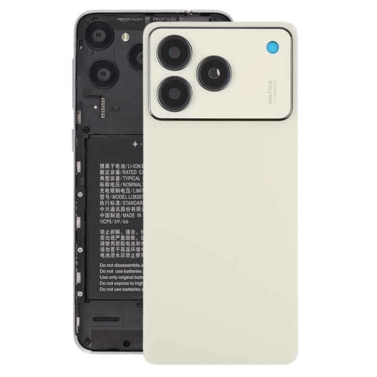 For ZTE Blade A76 4G Plastic Back Cover with Camera Lens Cover