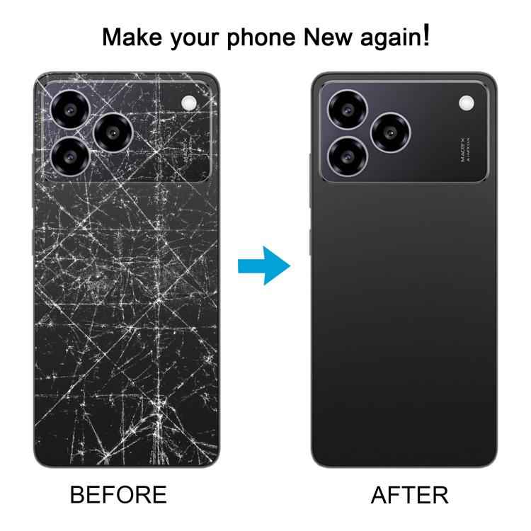 For ZTE Blade A76 4G Plastic Back Cover with Camera Lens Cover