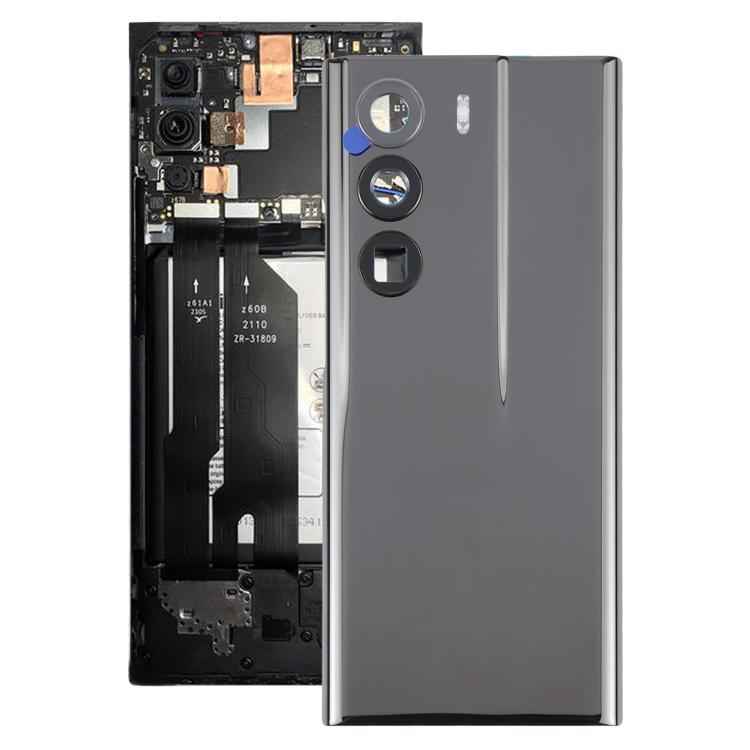 For ZTE Axon 40 Ultra Space Edition A2023P Original Ceramics Back Cover with Camera Lens Cover