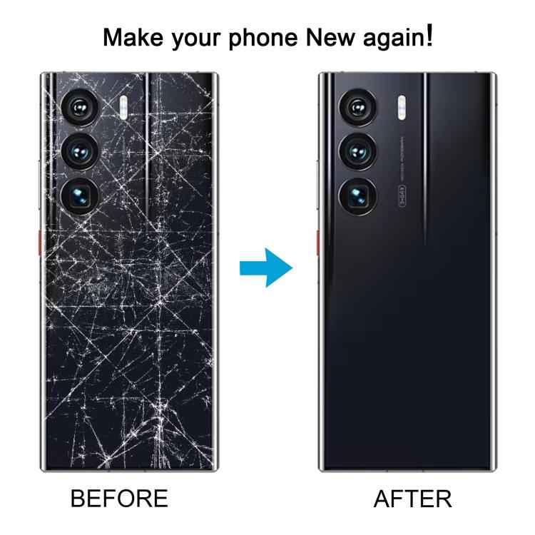 For ZTE Axon 40 Ultra Space Edition A2023P Original Ceramics Back Cover with Camera Lens Cover