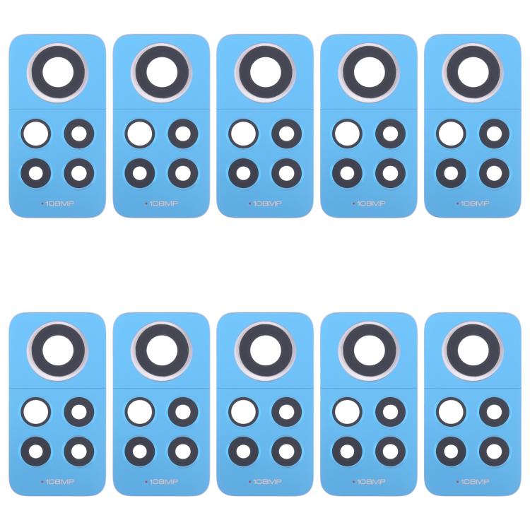 For Xiaomi Redmi Note 12 Pro 4G 10pcs Back Camera Lens