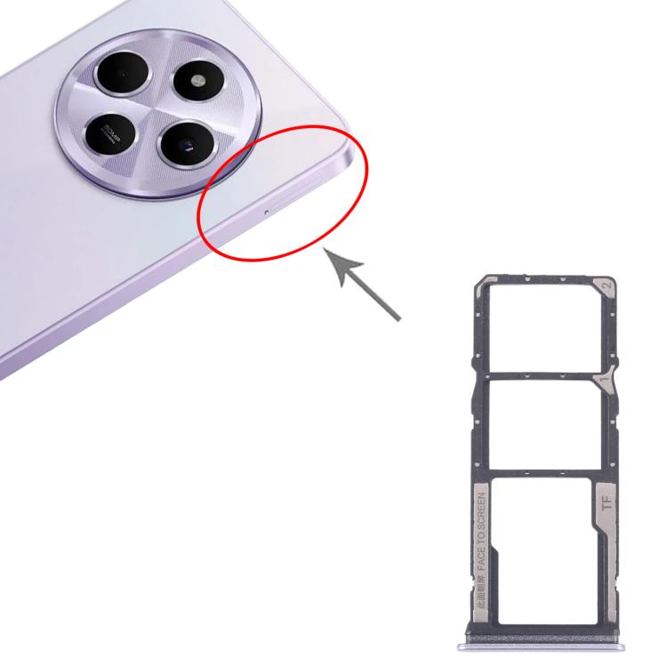 For Xiaomi Redmi 14C 5G 10pcs SIM Card Tray + SIM Card Tray + Micro SD Card Tray