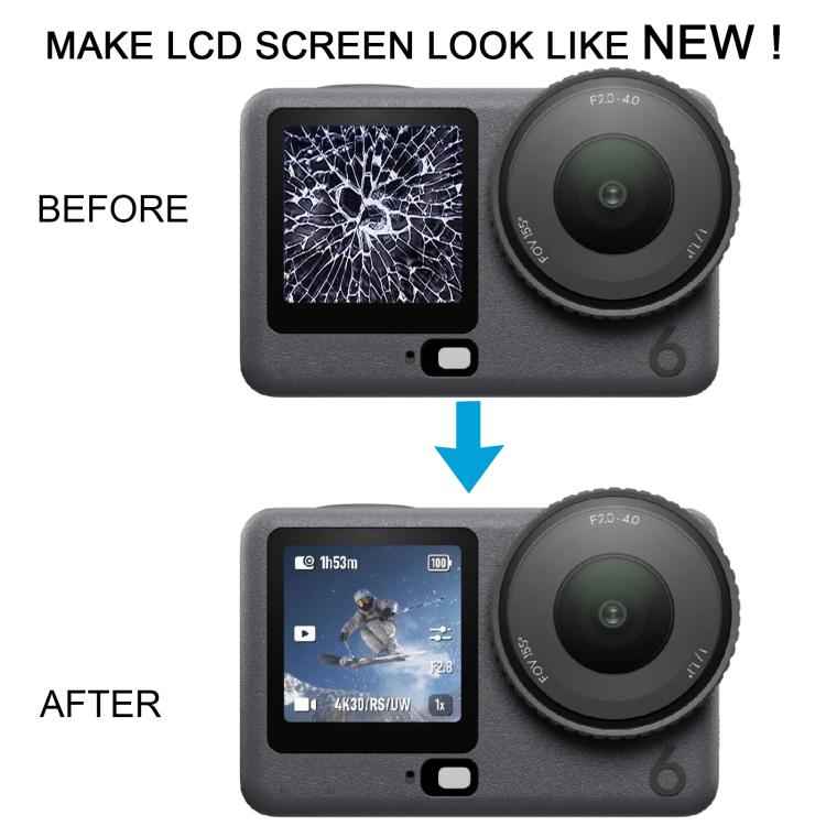 For DJI OSMO Action 6 Original Front LCD Secondary Screen with Digitizer Full Assembly