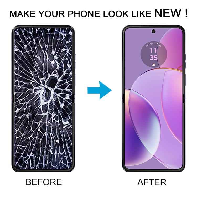 For Motorola Razr 40 XT2323-2 Original LCD Screen Digitizer Full Assembly with Frame, For Motorola Razr 40(Original)