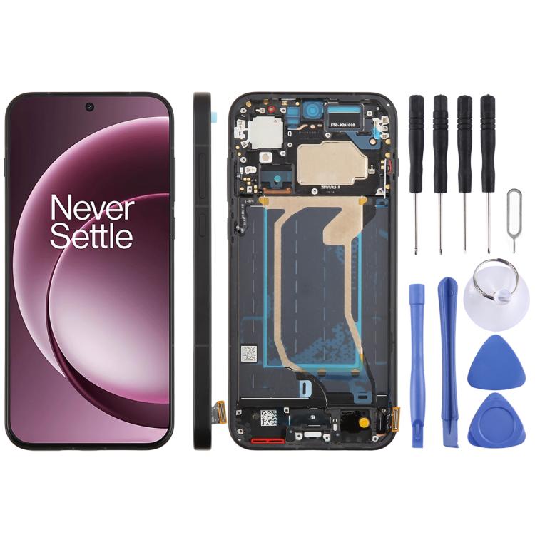 For OnePlus 15 CPH2747 CPH2745 PLK110 CPH2749 Original LCD Screen Digitizer Full Assembly with Frame, For OnePlus 15(Original)