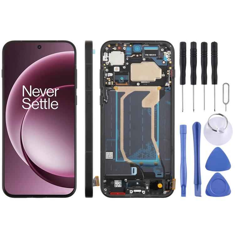 For OnePlus 15 CPH2747 CPH2745 PLK110 CPH2749 Original LCD Screen Digitizer Full Assembly with Frame, For OnePlus 15(Original)